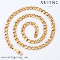 42335- Xuping Men Fashion Necklace con 18 quilates chapado en oro